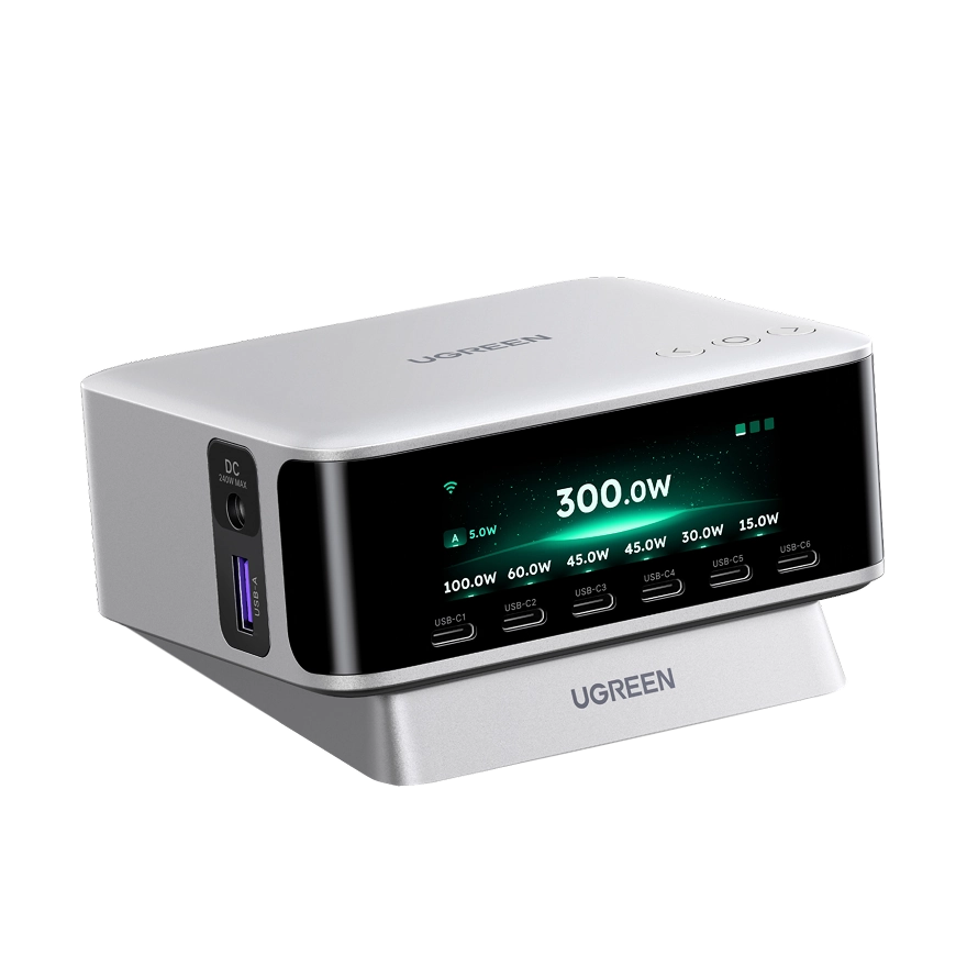Настольное зарядное устройство UGREEN Nexode Pro 300 Вт