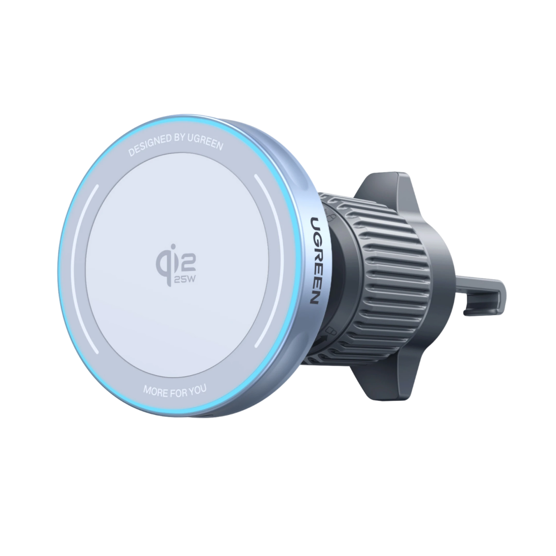 Магнитное беспроводное автозарядное устройство UGREEN MagFlow 25 Вт