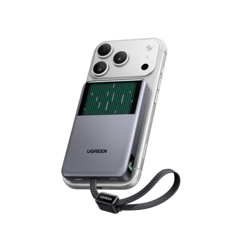 Магнитный внешний аккумулятор UGREEN MagFlow Pro 10000 мАч 25 Вт